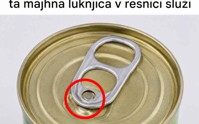 Večina ljudi to uporablja vsak dan … Ampak skoraj nihče ne ve, čemu ta majhna luknjica v resnici služi
