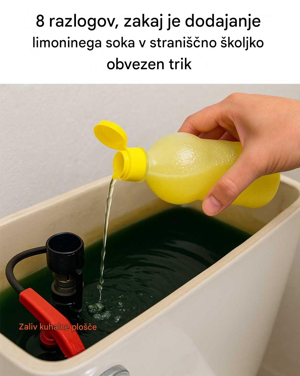 8 razlogov, zakaj je dodajanje limoninega soka v straniščno školjko obvezen trik