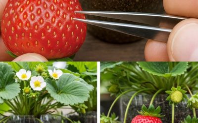 Popoln vodnik po korakih o tem, kako enostavno gojiti jagode doma iz tistih, kupljenih v supermarketu.