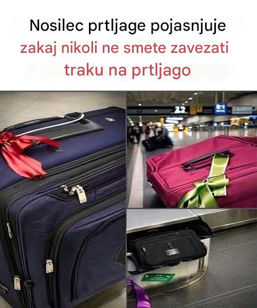 Nosilec prtljage razkriva šokanten razlog, zakaj si nikoli ne smete zavezati traku na prtljago, pojasnjuje, kako lahko nekaj, kar se zdi ljubko ali osebno, sproži varnostne pomisleke, odloži potovanje, tvega škodo ali pritegne neželeno pozornost, in ponuja vpoglede, ki jih mora vsak popotnik vedeti pred naslednjim letom.
