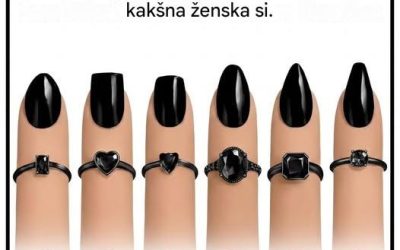 Izberite noht in odkrijte, kakšna ženska ste