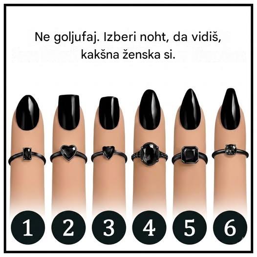 Izberite noht in odkrijte, kakšna ženska ste