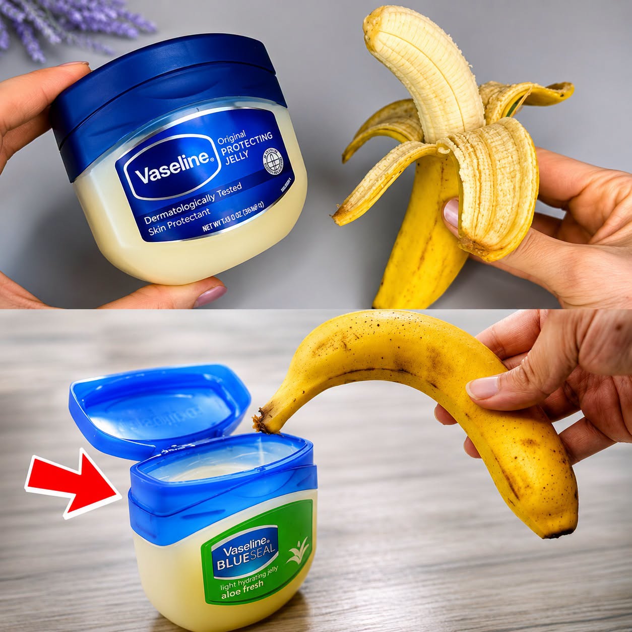 Banana in vazelin: naravna nega za mehko in sijočo kožo