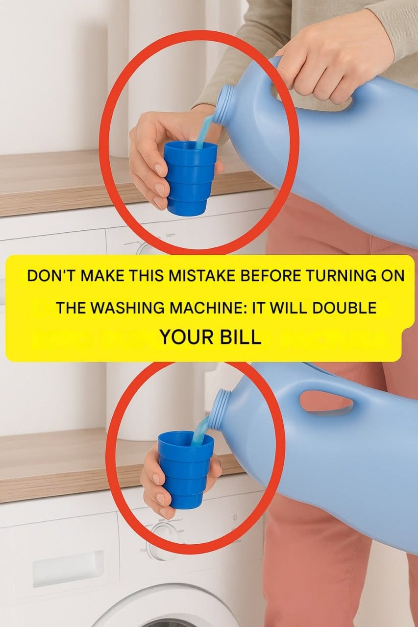 Don’t make this mistake before turning on the washing machine: it will double your bill.