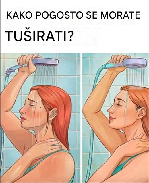 Kako lahko prepogosto kopanje škoduje vašemu zdravju