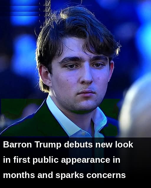 Barron Trump’s New Look Sparks