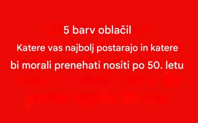 5 barv, ki se jim je treba izogniti po petdeseti: Lahko vam uničijo sijaj