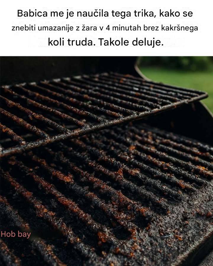 Babica me je naučila tega trika, kako se znebiti umazanije z žara v 4 minutah brez kakršnega koli truda. Takole deluje.