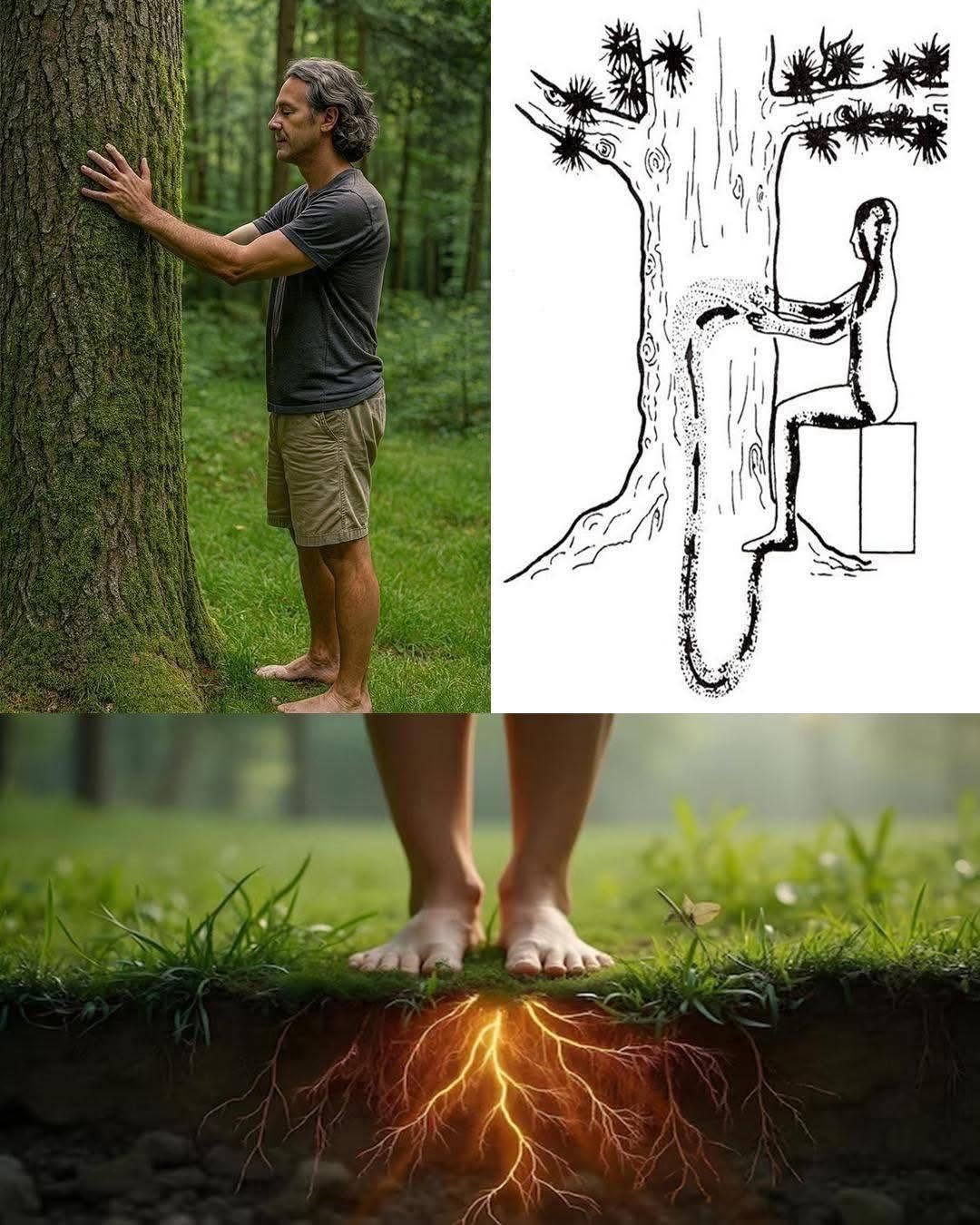 Večina ljudi se ne zaveda, kako močan je lahko dotik drevesa bos.