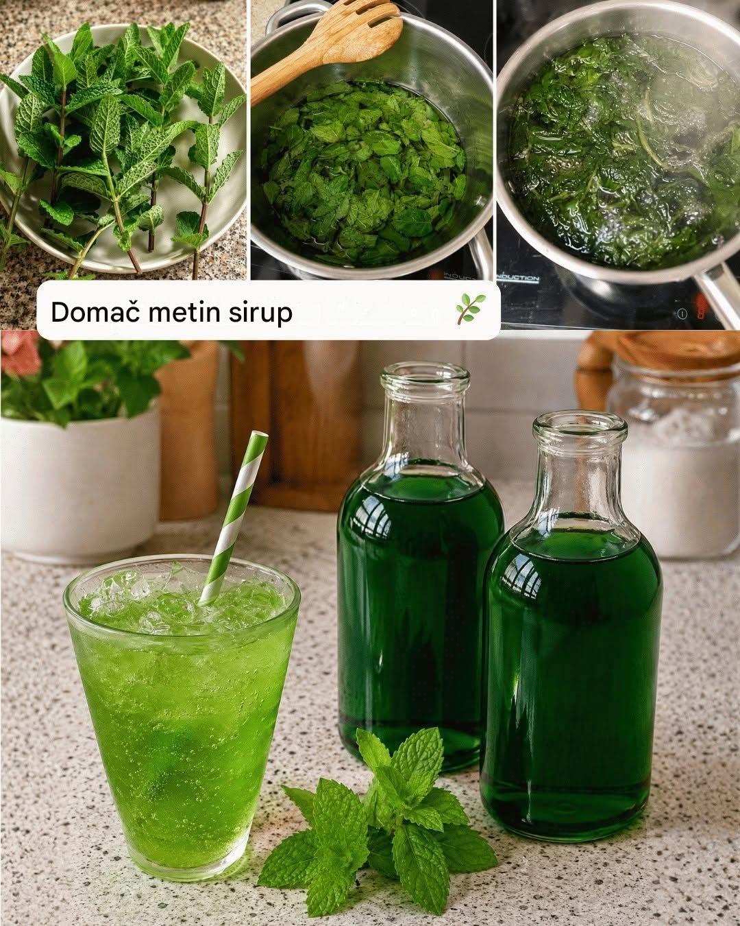 Domači metin sirup