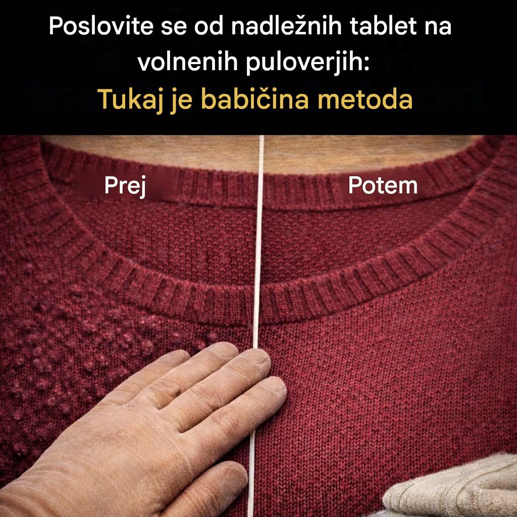Zakaj volneni puloverji dobijo tiste nadležne majhne tabletke