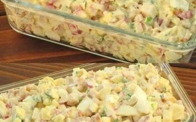 Vzhodnonemška solata – tako okusna, da sem jo v enem tednu naredila dvakrat!