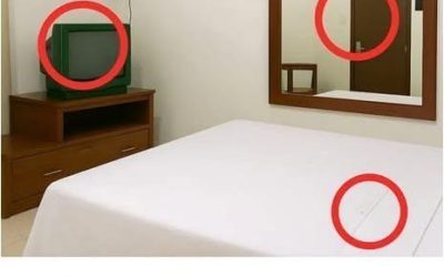 Če v motelu ali hotelski sobi opazite te 3 stvari, takoj preverite