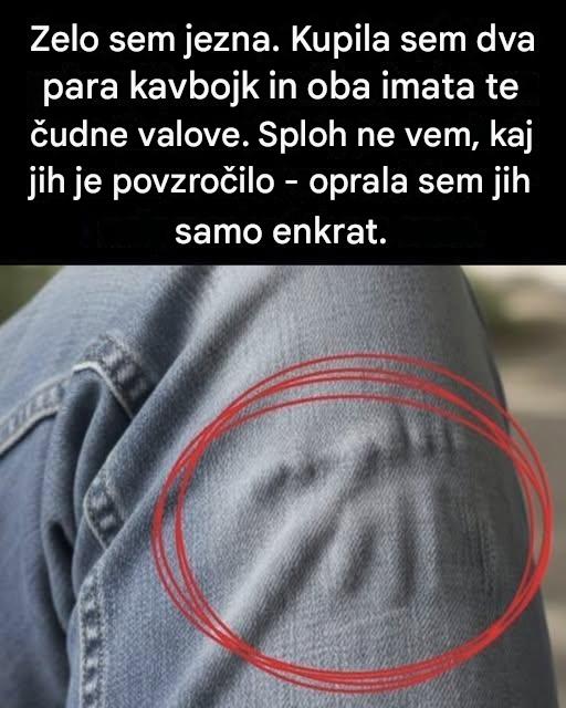 Zakaj se na kavbojkah po pranju pojavijo čudni valovi? (In kako to preprečiti)
