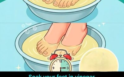 Soak your feet in vinegar once a week and watch these 9 health problems disappear
