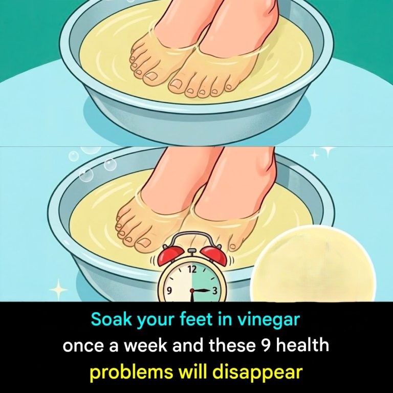Soak your feet in vinegar once a week and watch these 9 health problems disappear