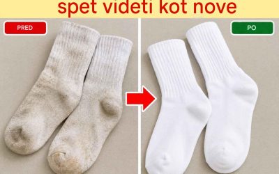 Naj bodo umazano bele nogavice spet videti kot nove: Preprost trik s pranjem perila, ki ga večina ljudi nikoli ne poskusi …