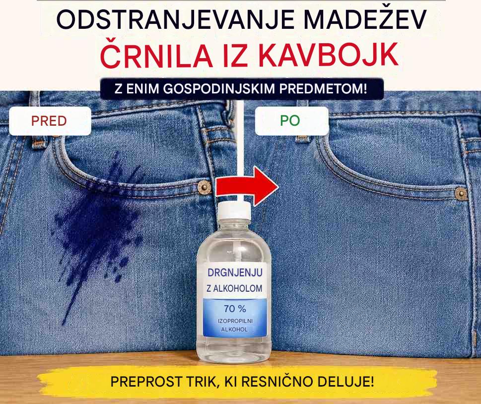 Odstranite madeže črnila iz kavbojk z enim gospodinjskim predmetom: Preprost trik, ki bi ga ljudje želeli poznati prej