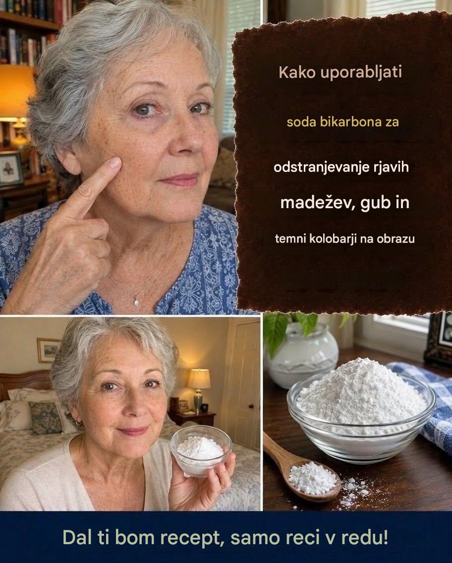 Soda bikarbona za odstranjevanje zelo temnih madežev …