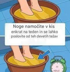 Kopel za noge z jabolčnim kisom: 5 težav, ki izginejo s tem trikom