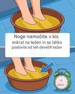Kopel za noge z jabolčnim kisom: 5 težav, ki izginejo s tem trikom
