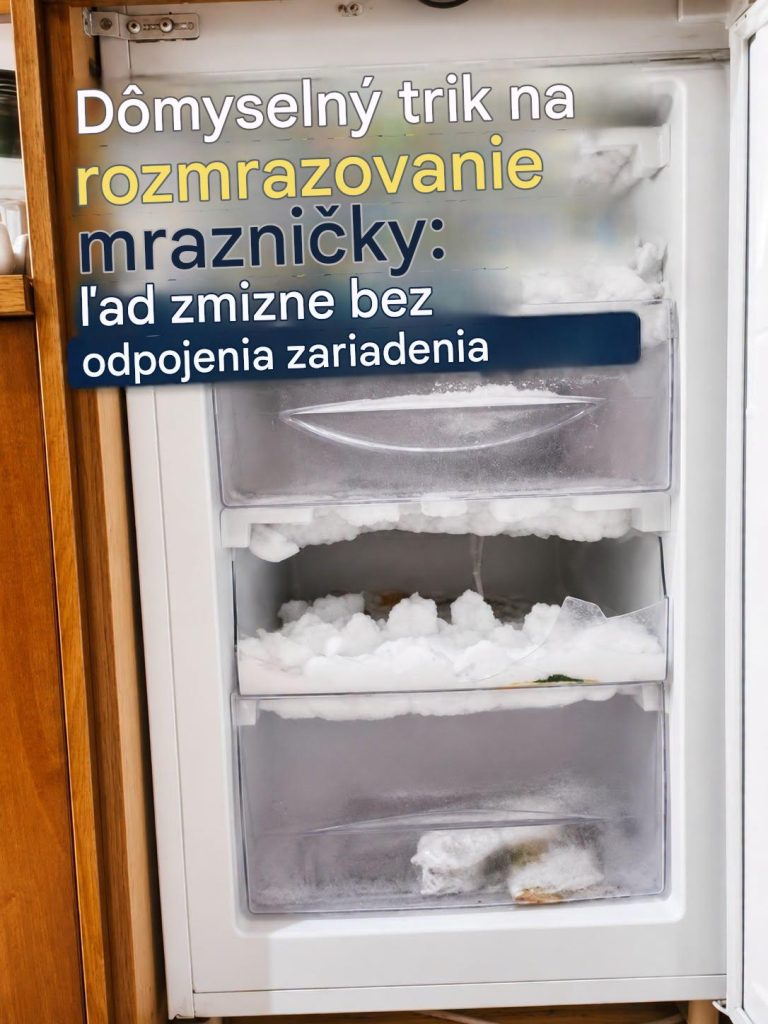 Odtajajte zamrzovalnik, ne da bi ga izklopili: tako hitro naredite