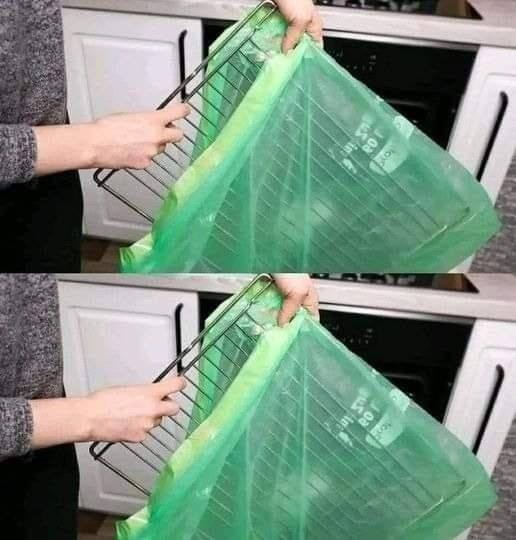 Ni ga treba drgniti, rešetko za žar preprosto pospravite v vrečko in je kot nova.