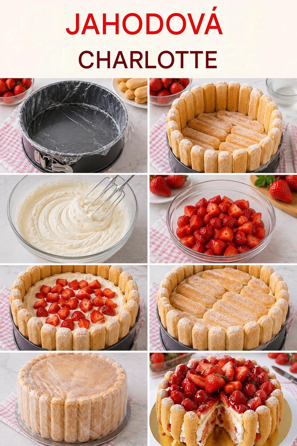 Sveža, lahka in prefinjena sladica, kot nalašč za poletne dni. Ta jagodna šarlota vas bo navdušila s svojo sladkostjo, nežno peno in sočnim sadjem. Preprost in eleganten recept, ki bo pravi hit na mizi.