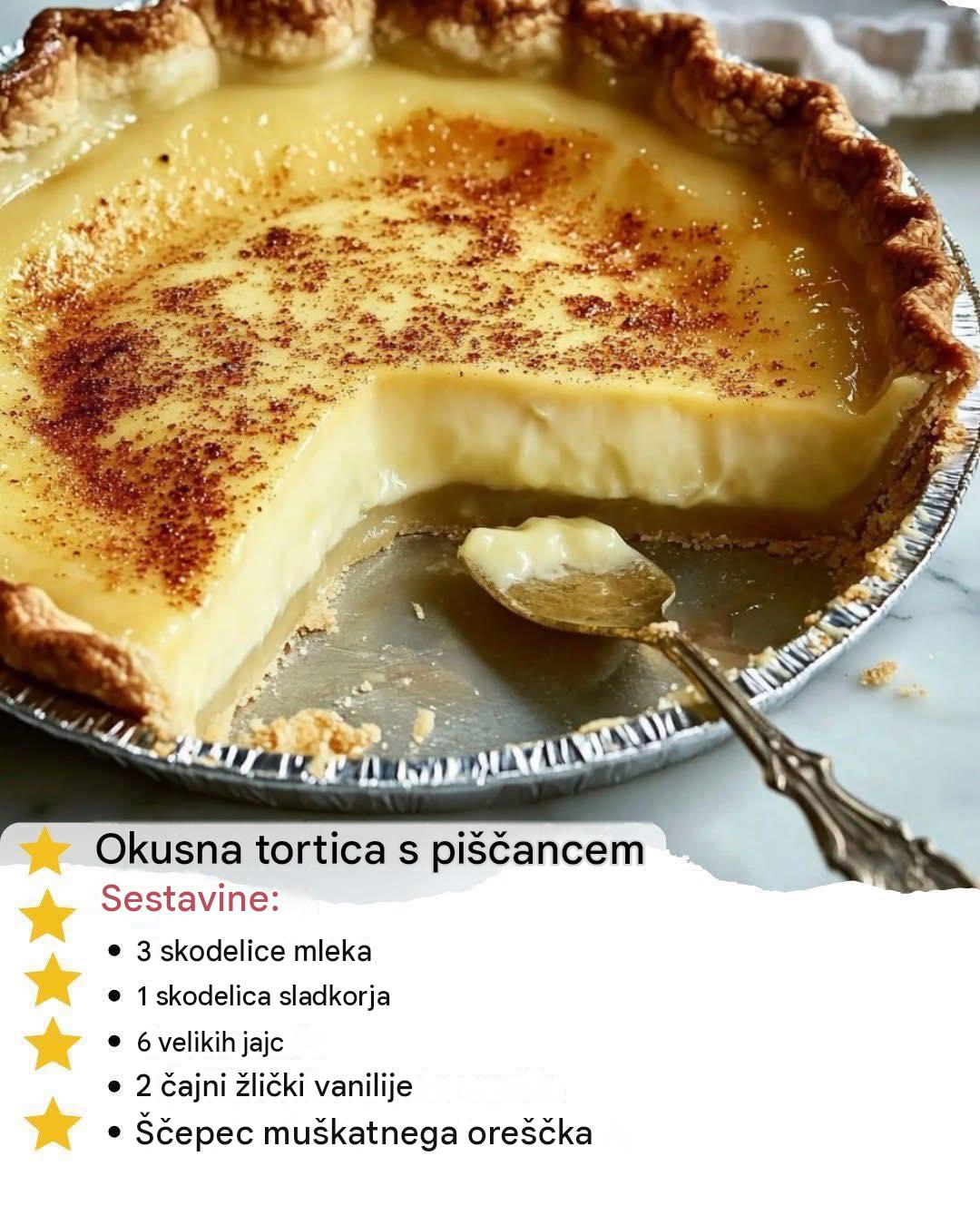 Okusna flan torta: kremasta sladica, ki bo navdušila vaše brbončice