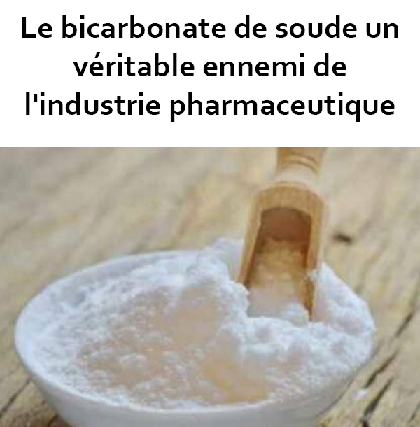 Soda bikarbona, pravi sovražnik farmacevtske industrije