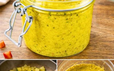 Pasta de abobrinha caseira: uma receita de aperitivo saudável e saborosa