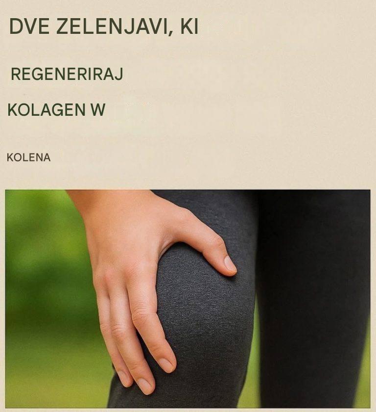 Zelenjava, ki spodbuja kolagen v kolenih in sklepih