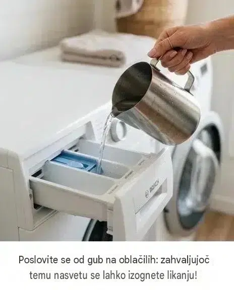 Nič več likanja: Ta staromodna tehnika odstrani gube v trenutku.