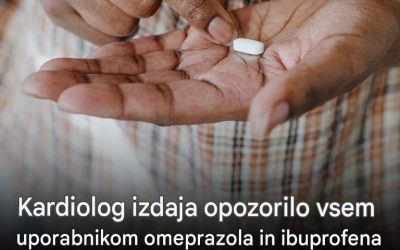 Opozorilo srčnega specialista za vse uporabnike omeprazola in ibuprofena