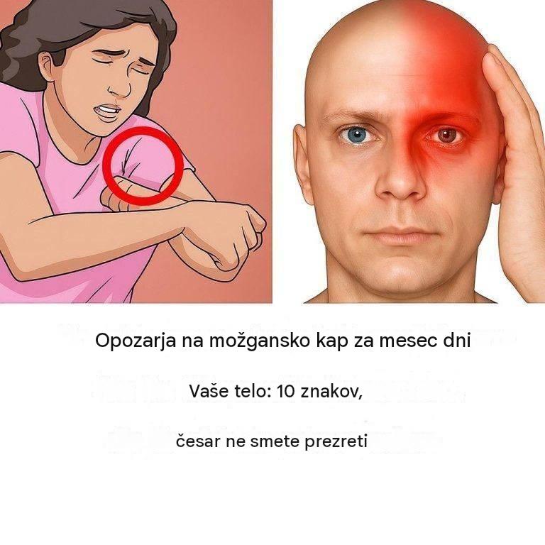 Vaše telo vas opozori mesec dni pred možgansko kapjo: 10 znakov, ki jih ne smete prezreti
