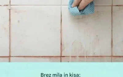 Ni potrebno milo ali kis: preprost trik za čiščenje ploščic, ki bodo zasijale kot nove.
